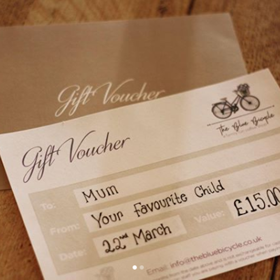The Blue Bicycle - Gift Voucher