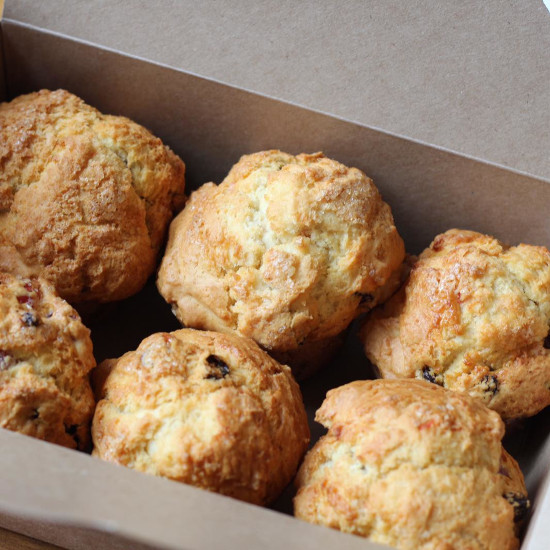 The Blue Bicycle - Muffin Scones