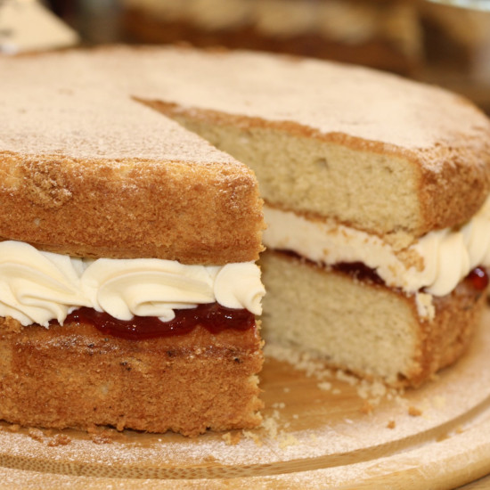 The Blue Bicycle - Victoria Sponge